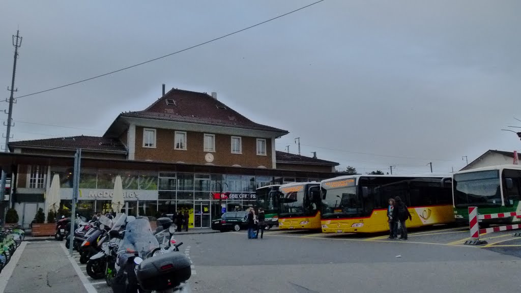 Gare CFF de Morges (Vaud) by Magda GHALI