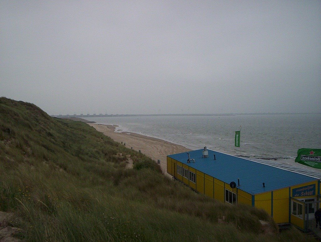 Beach and bridge near Westenschouwen, Holland by Lillimi