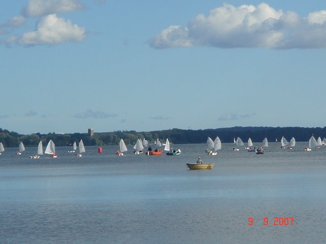 Germany Ascheberg, Regatta auf dem Plöner See by Reiner Borchers