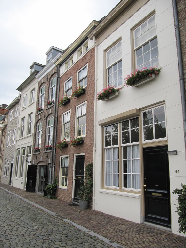 Monumental buildings at the Brede Haven by Willem Nabuurs