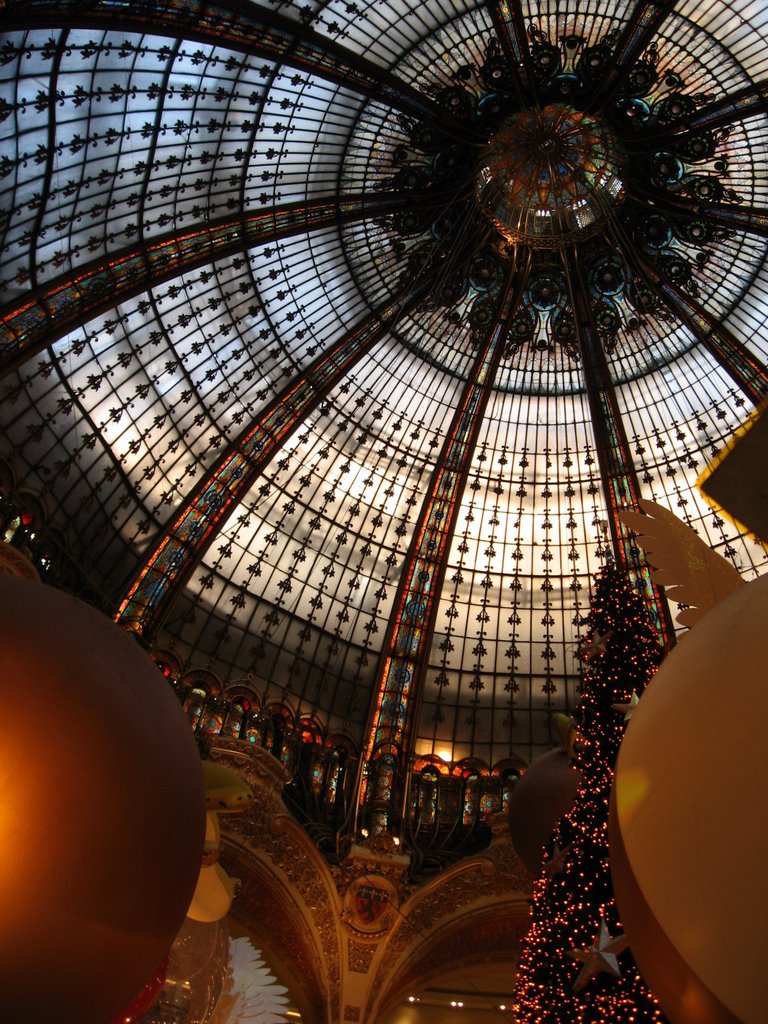 Galeries Lafayette (coupole), Paris, France by Dmitry Buch