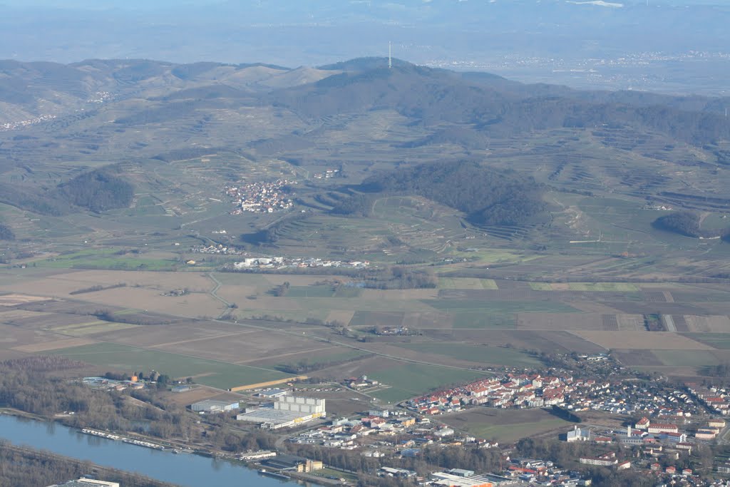 Breisach vue aérienne depuis la France by laurentcailletc21