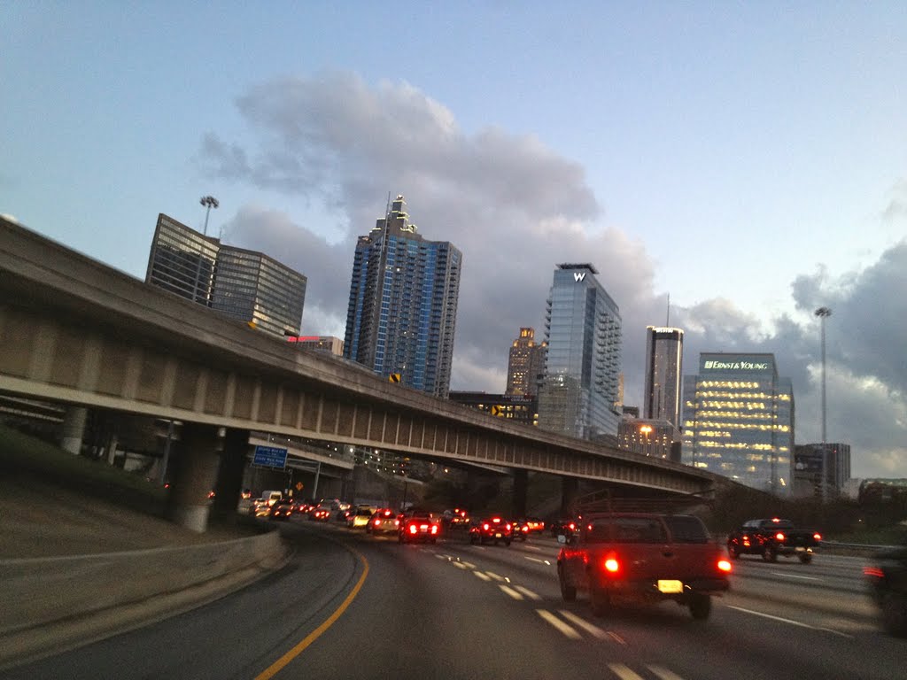 Driving through Downtown Atlanta by Jackson David Reynolds