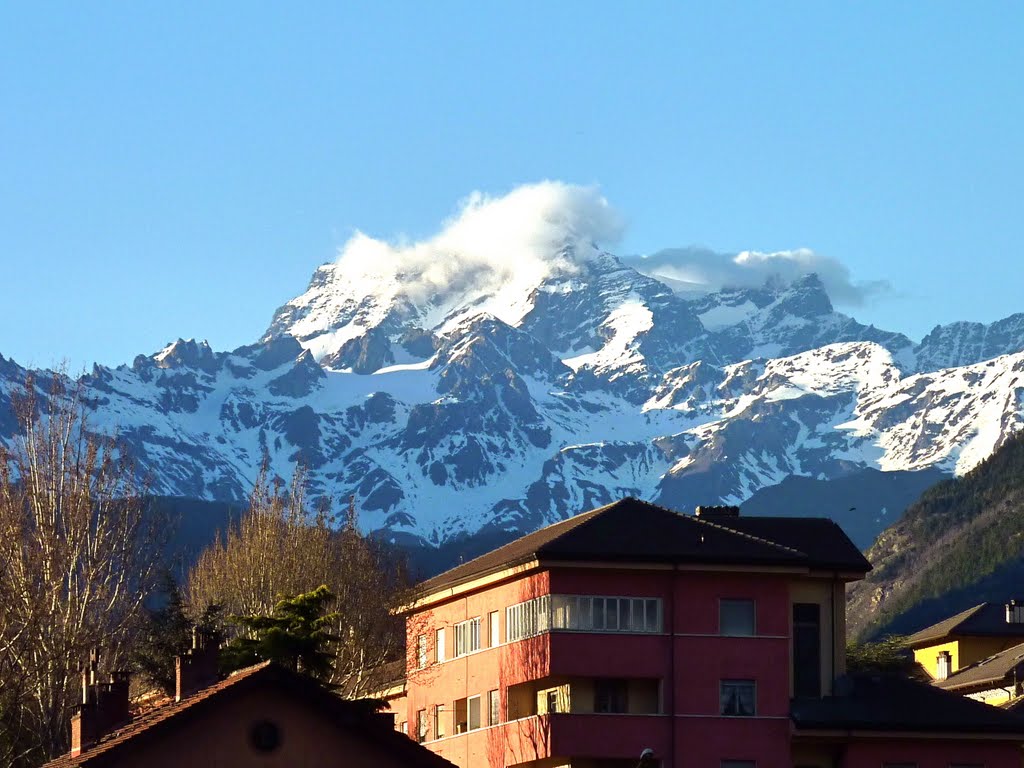 Grand Combin seen from AOSTA by MeeSha