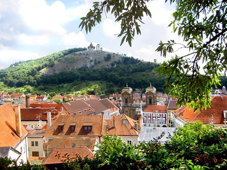 View towards the Castle, Mikulov by eva lewitus