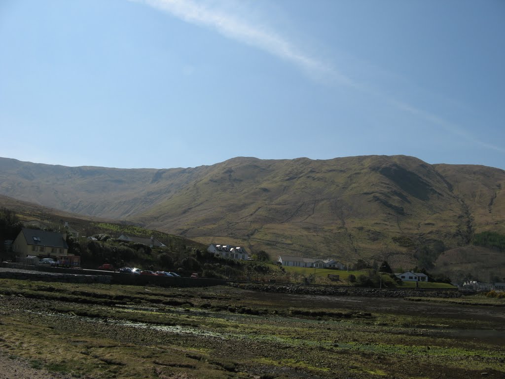 Apr 2010 - County Galway, Ireland. The village of Leenaun at the end of Killary Harbour. by BRIAN ZINNEL