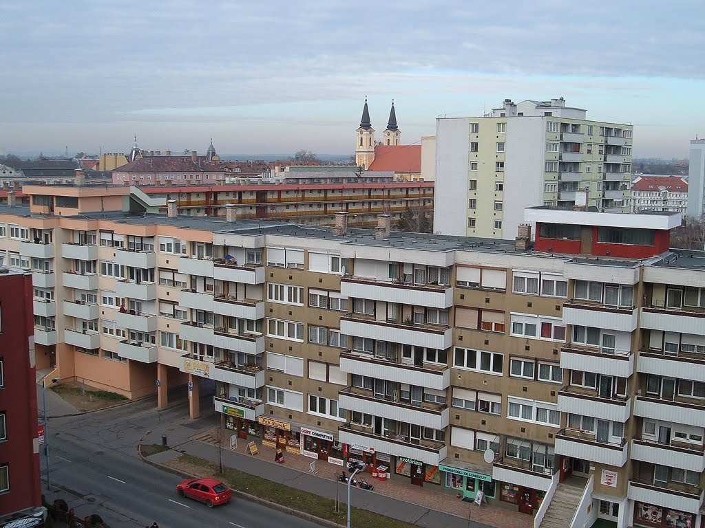 Zalaegerszeg Belváros látkép a Berzsenyi utcából by Sipos András Zalaegerszeg és Das Haus ingatla