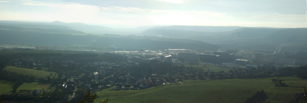 Blick auf Lobeda-Ost und Zöllnitz by barefoot