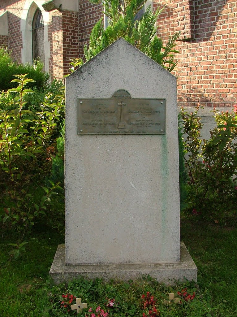 Memorial to the Manchester Regiment by Kev Slade