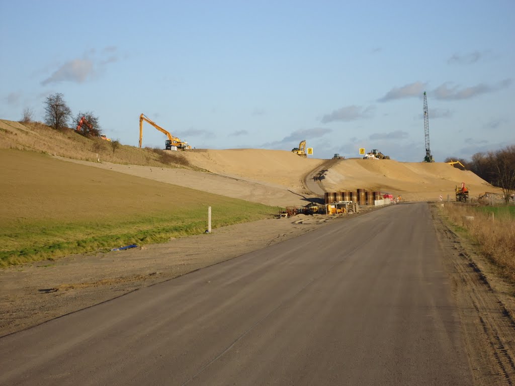 Mittellandkanal Baustelle Umfahrung by pipsi