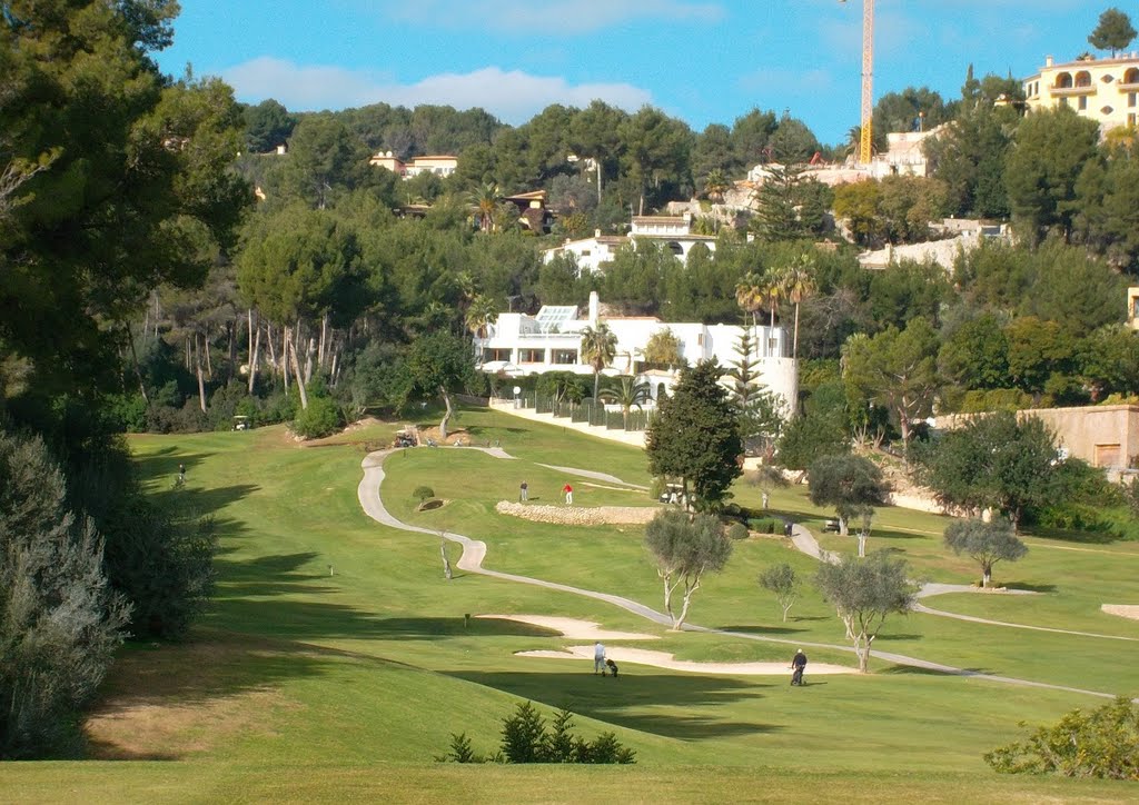 Golf Son Vida - Holes #3, #4 & #5 - seen from Tee #3 (Jan. 2012) by Majoney