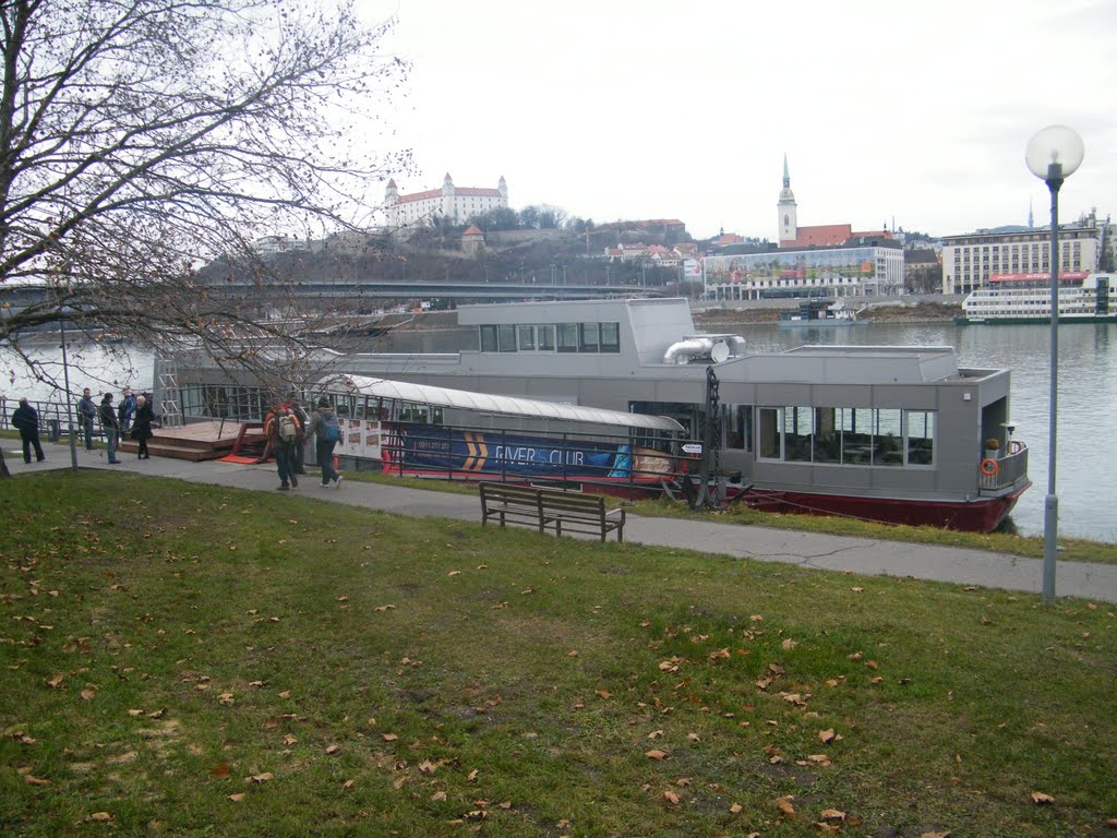 BRATISLAVA (ESLOVAQUIA) EL DANUBIO Y EL CASTILLO DESDE PETRALZKA by JOSE LUIS OROÑEZ