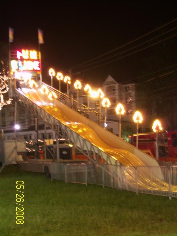 Fun slide at Summer carnival in Hatboro by slvrserfr