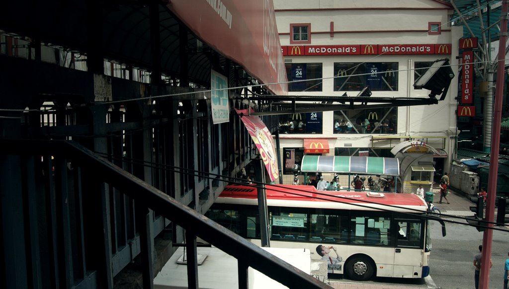 Street in Kuala Lumpur by Guillaume Savy