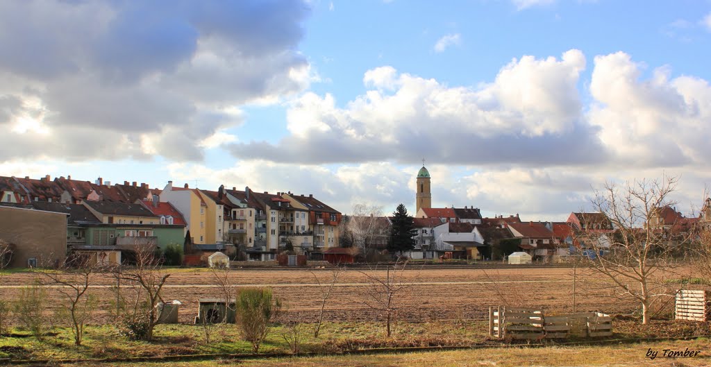 Hinterhofansicht Heiliggrabstrasse / Spiegelgraben by Tomber