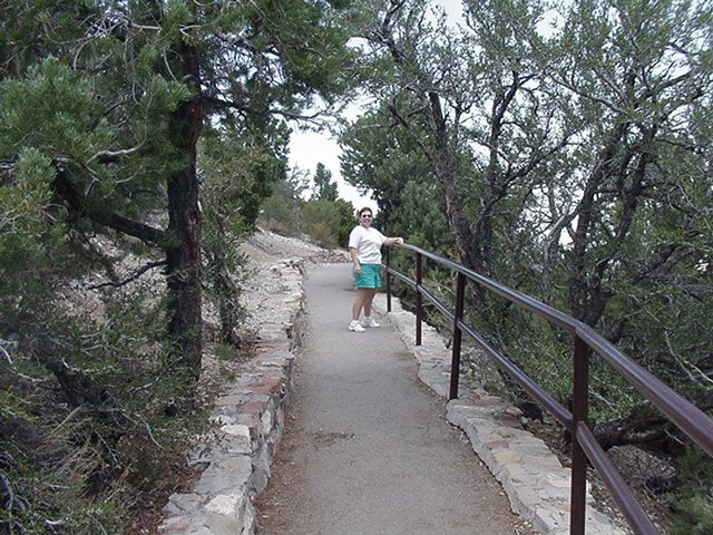 Hiking for view by Jerry Sturdivant