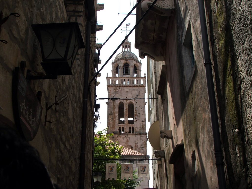 Island Korcula: Korcsula város Szt.Márk székesegyház 16.sz.(Croatia) by Tibor Kisbenedek