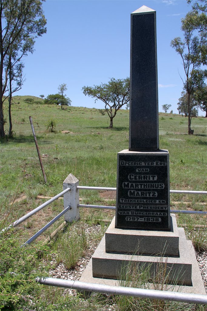 Gerrit Maritz memorial on Zaailaer Estcourt by Daan Prinsloo