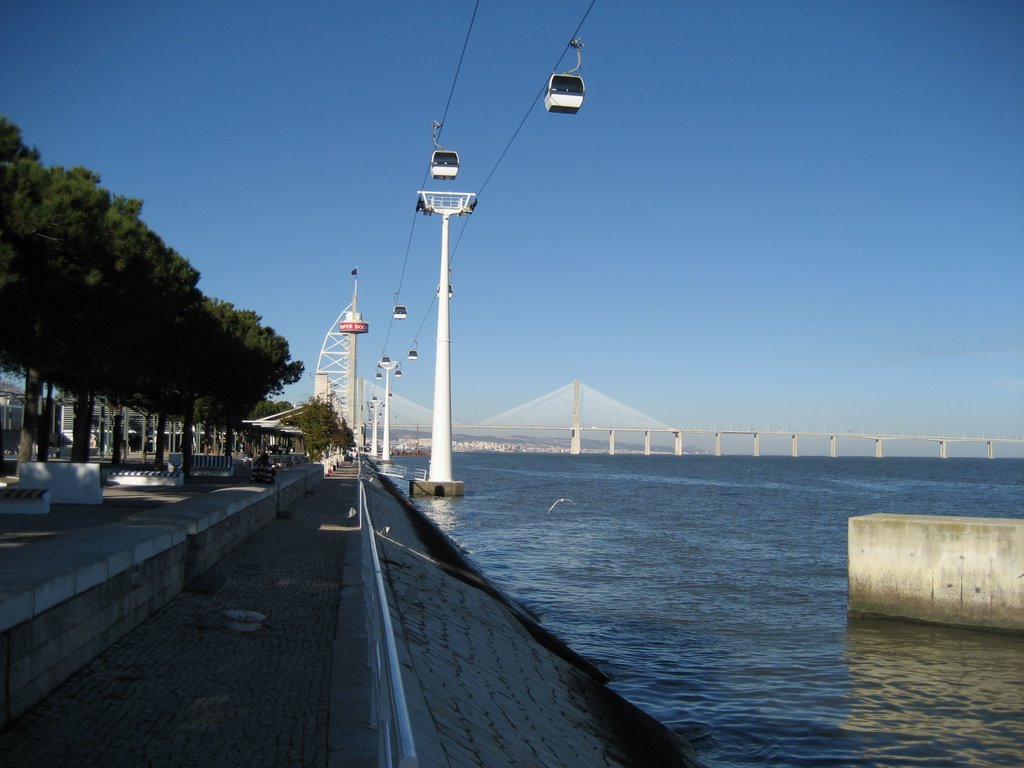 Puente Vasco da Gama, desde la Expo by kiques