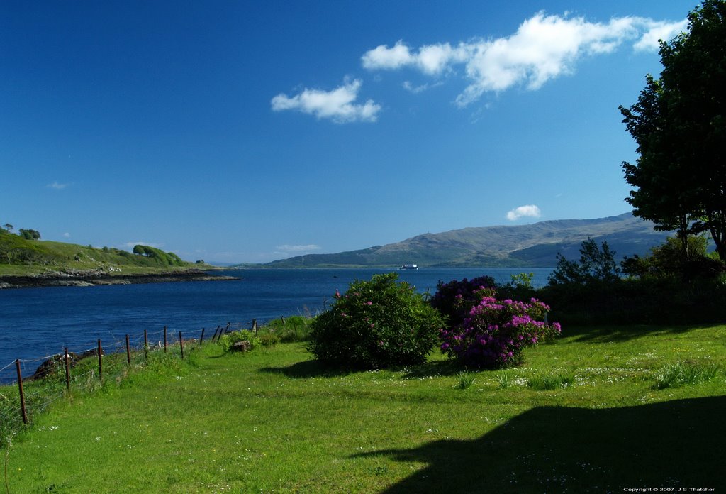 Sound of Mull from Lochaline quay by jstefant