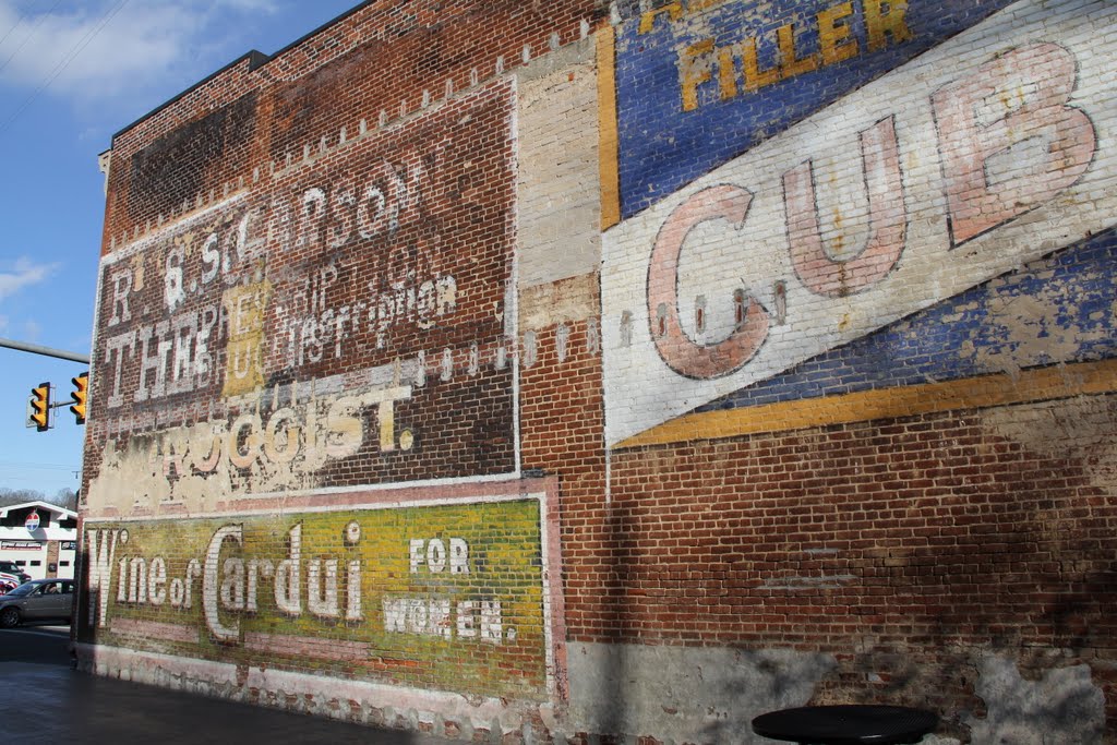 Old Building Ads on East Main St by John MacKinnon