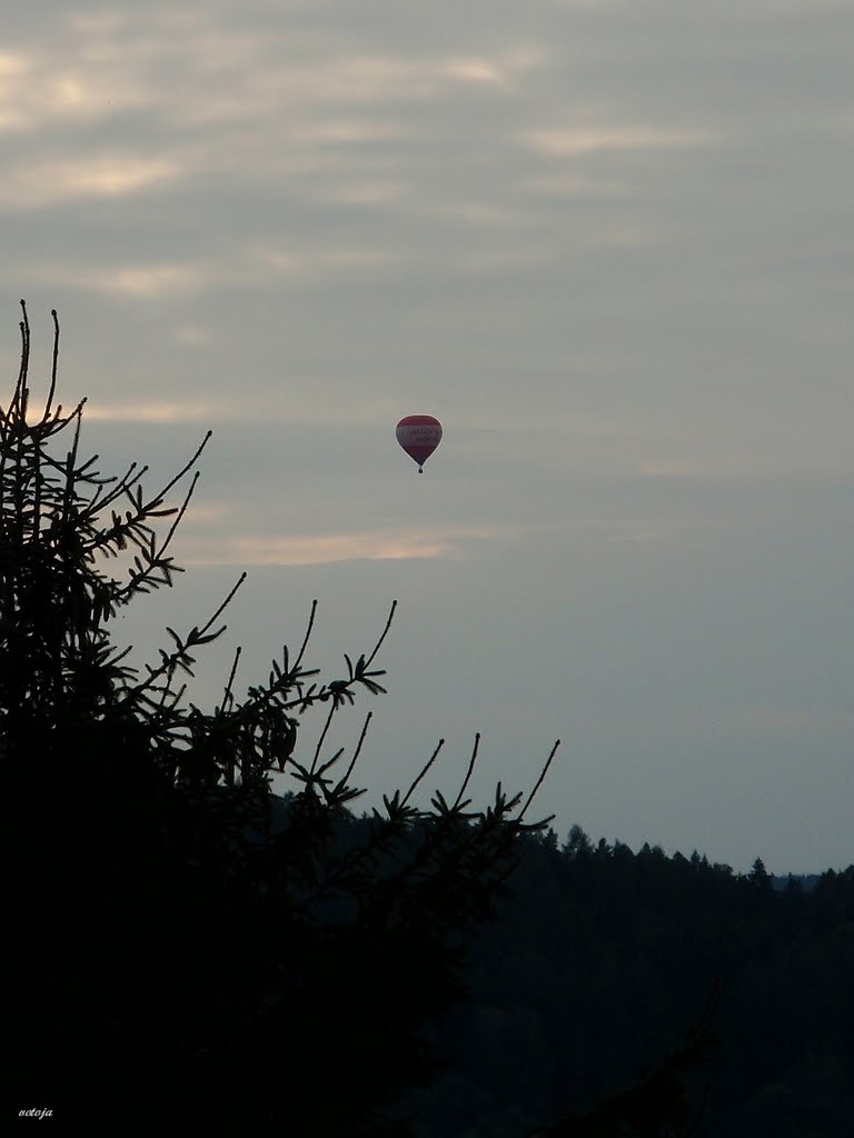 ÚSTÍ nad Orlicí - balon letí od západu / balloon flying from the west by votoja - CZ