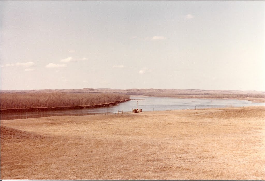 Double Ditch Indian Village State Historic Site And The Missouri River by rutschke.jr