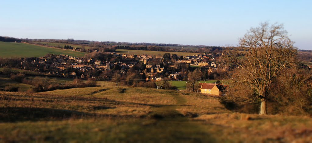 Above Blockley from the Heart of England Way by Brian Burnett