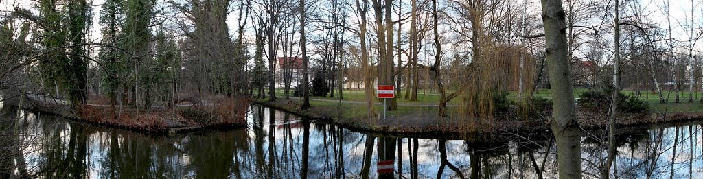 Königs Wusterhausen - Blick zum Schloßpark by Herbert Turley www.foto-antik.de