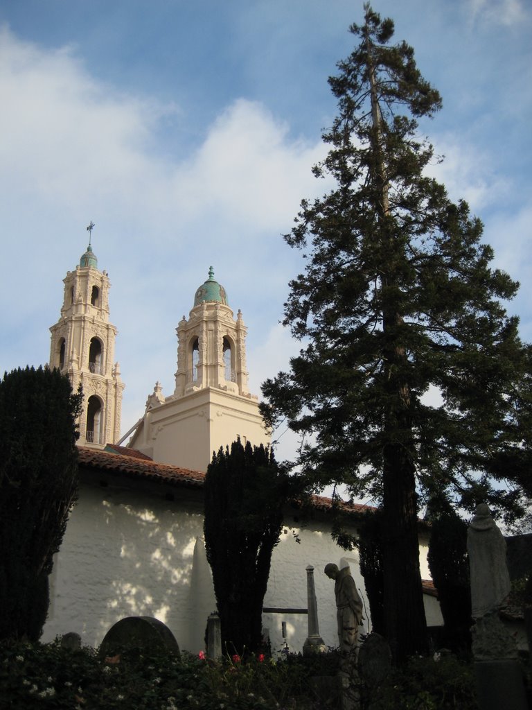 Mission Dolores (Basilica from the cemetery) by Raúlgh