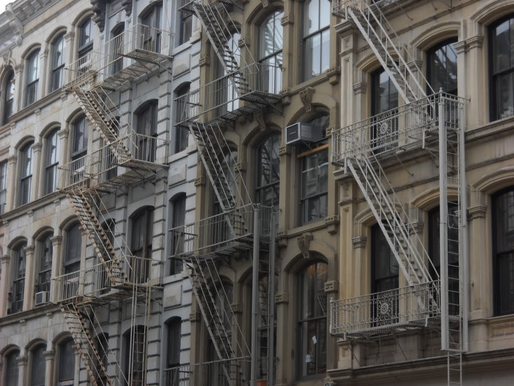 Stairs in Mercer St. by Nicchio