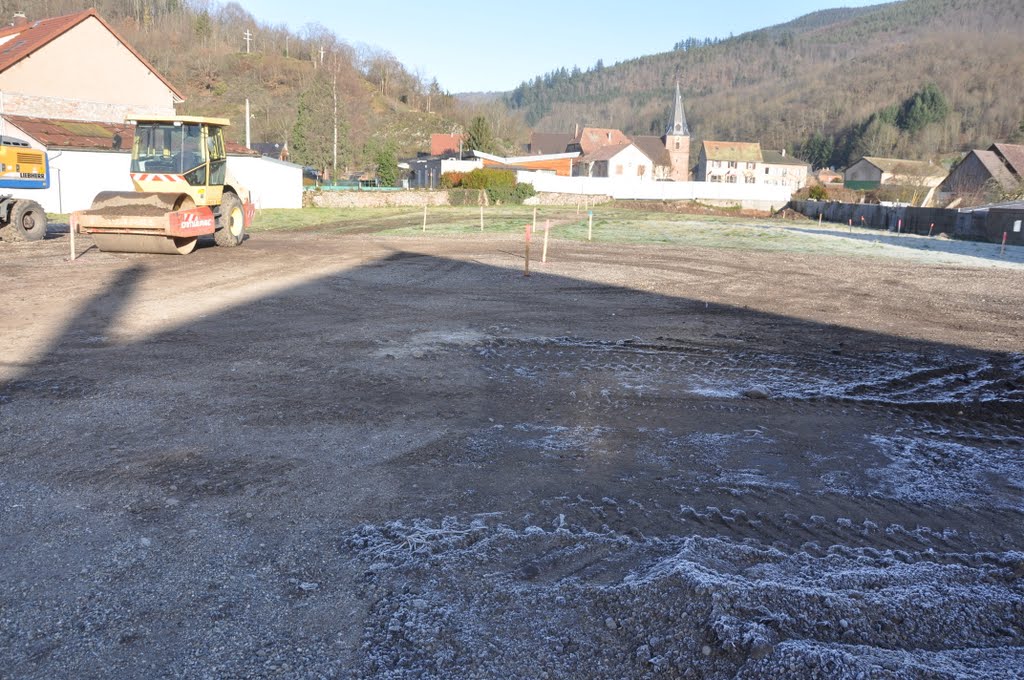 Début des travaux pour la construction de la future Résidence des Séniors à Lièpvre en Val d'Argent by Beck Jean-Paul