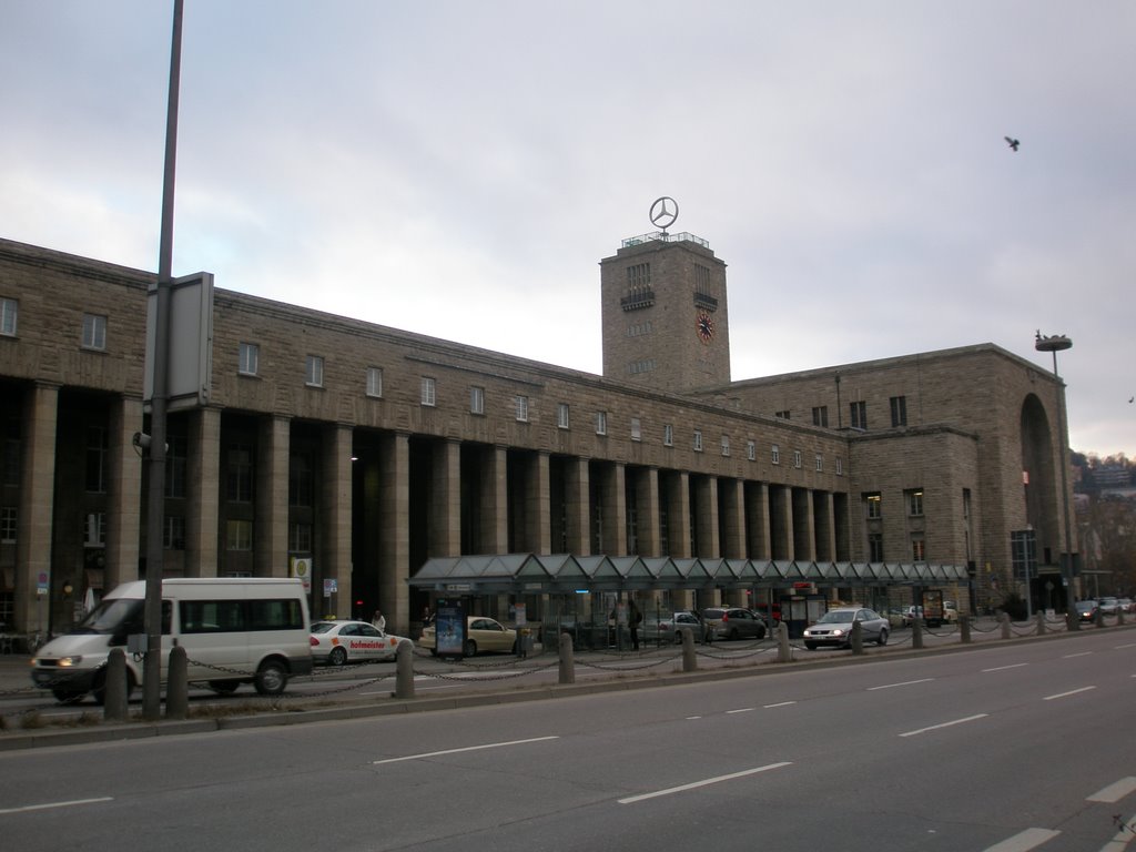 Stuttgart, Hauptbahnhof, Central Train Station by alkonst