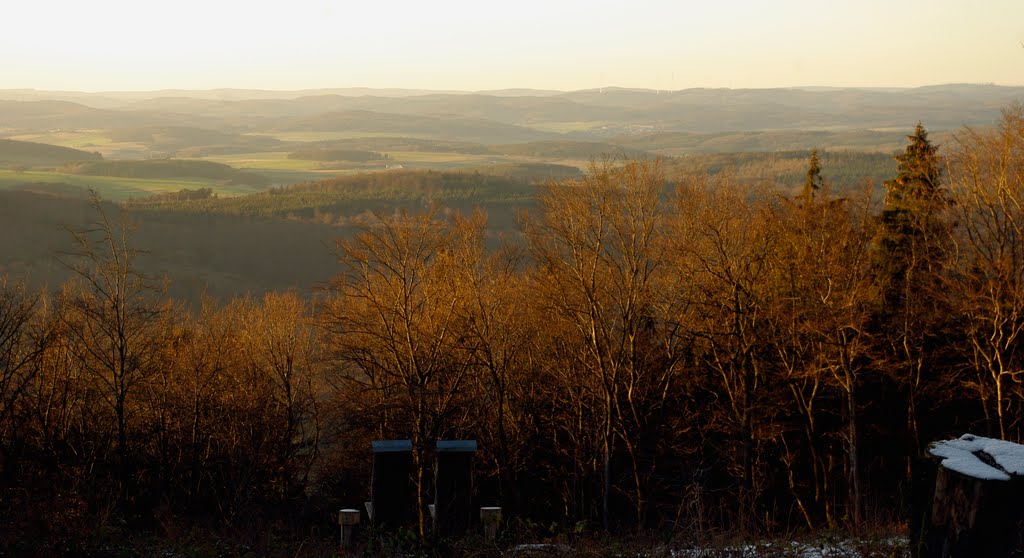 Hinterland vom Dünsberg aus by raginhardy