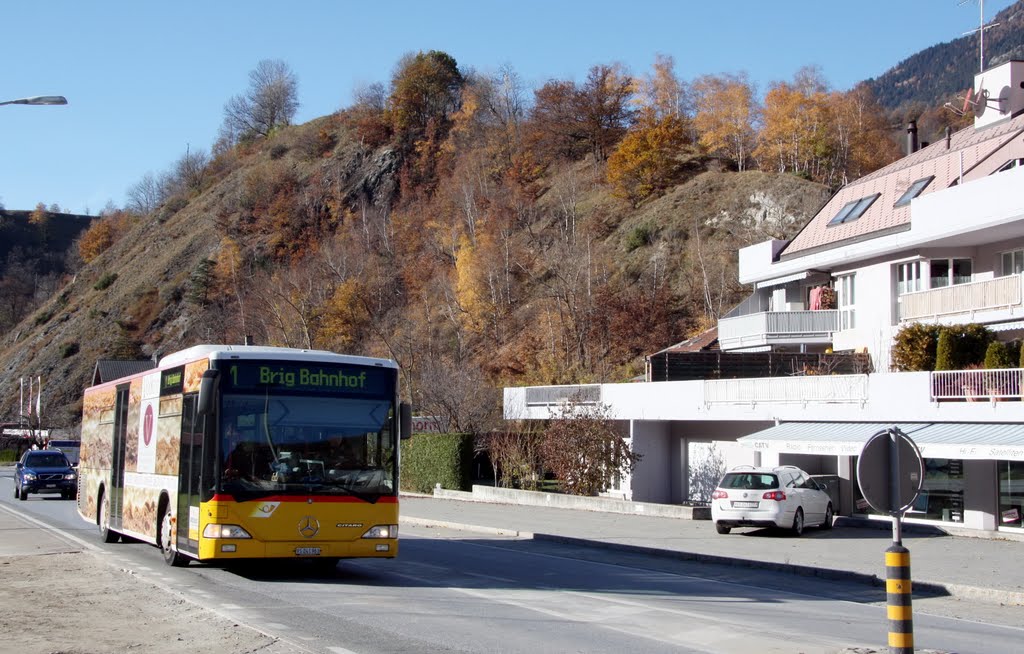 Bitsch - chic, le bus arrive! by Charly-G. Arbellay