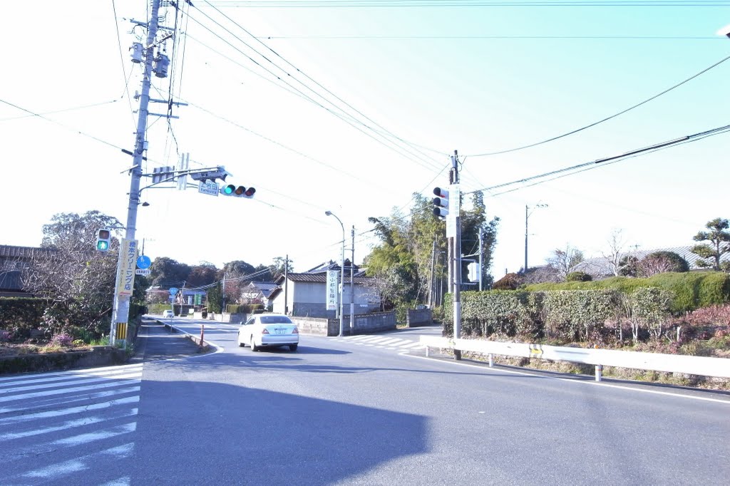 国道500号・福岡県道737号上岩田交差点 Kamiiwata Intersection by titanium22