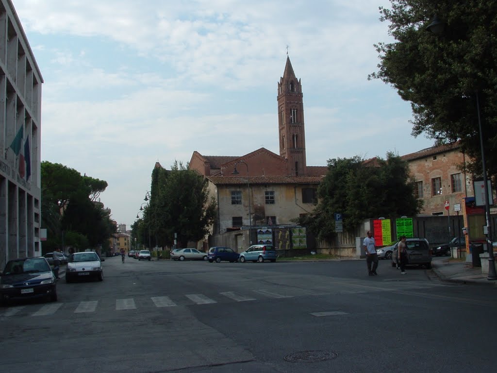 Pisa - Chiesa San Francesco - Retro by gibellina47