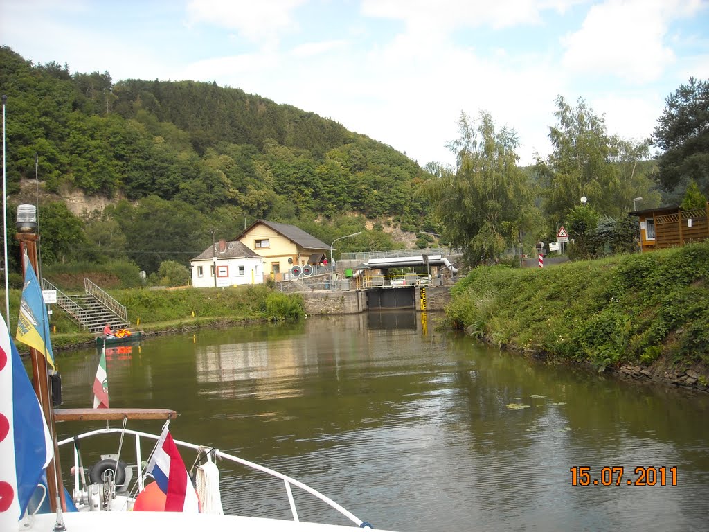 Im Oberwasser der Schleuse Ahl by lahnskipper