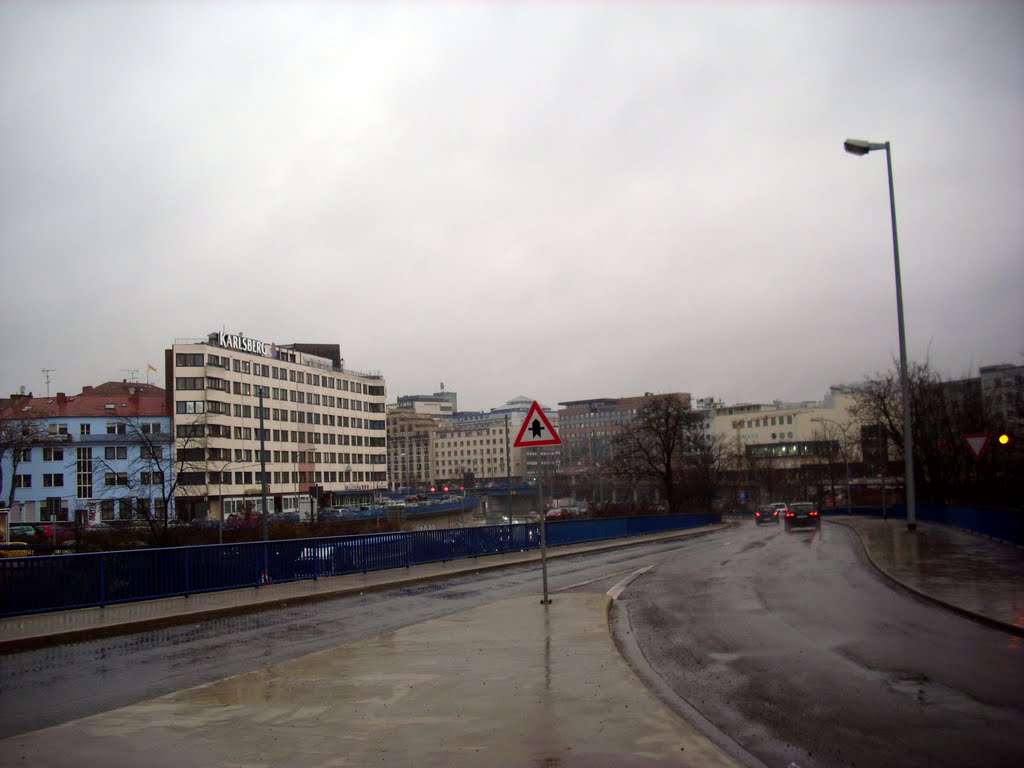 Saarbrücken. A view from Wilhelm Heinrich Bridge by Mykola Czerjoszyn