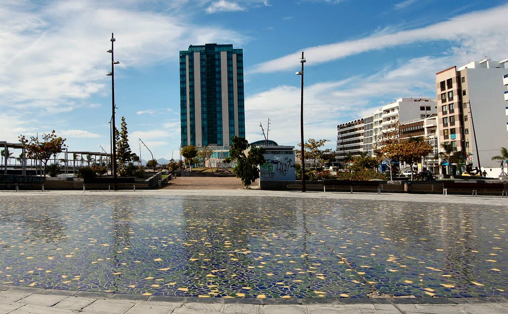 Tallest building on Lanzarote o=k by Olive Kirk