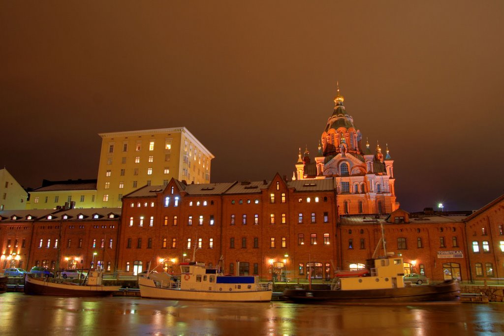 Katajanokka skyline by Mikko Muinonen