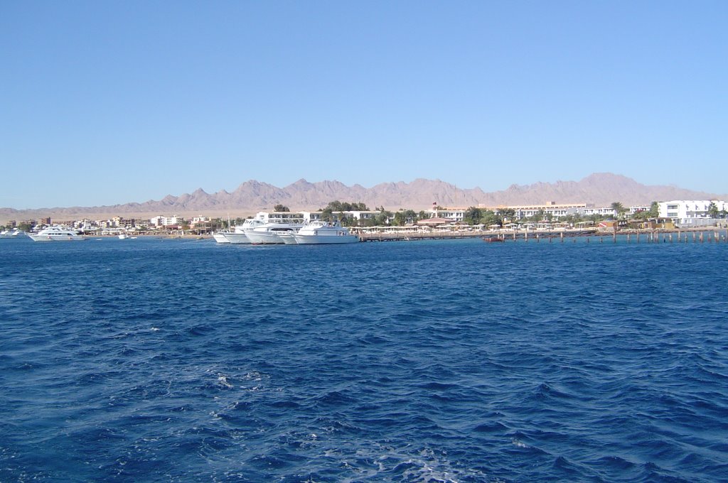 Jetty "Ducks Dive Center", View from Sea, Safaga/ Egypt, November 25 2007 by Jens Rössel