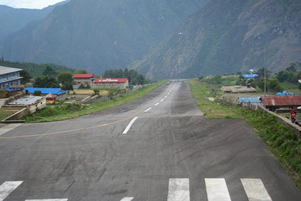 Lukla Airport by Srijit Sharma