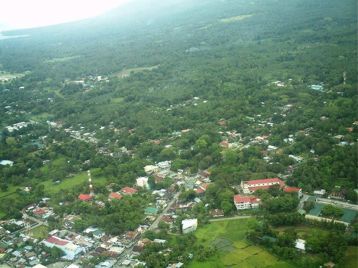 Mambajao from the air by jedsum