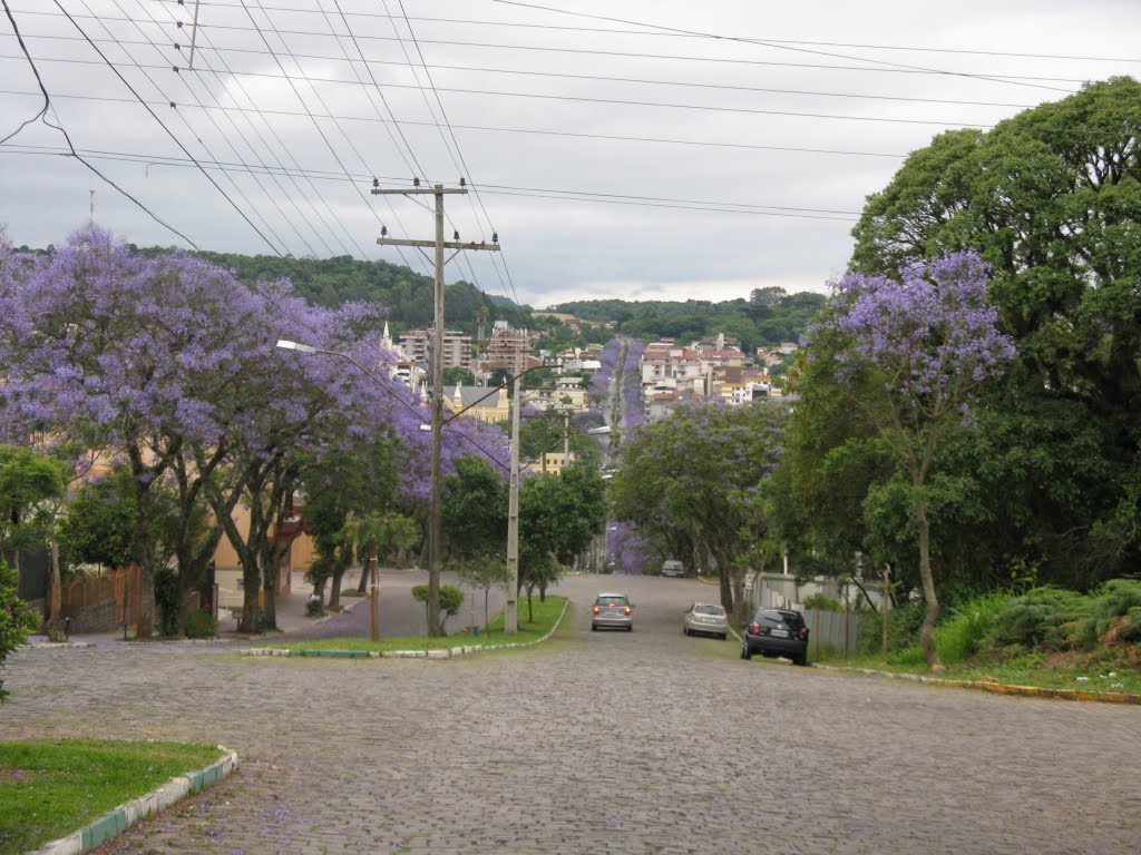 Nova Prata - Avenida Borges de Medeiros próximo à Delegacia by Fábio P. Hoffmann