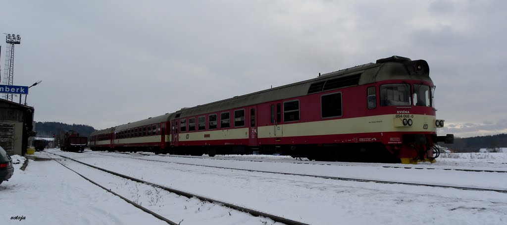 ŽAMBERK - nádraží Českých drah / Czech Railways station by votoja - CZ