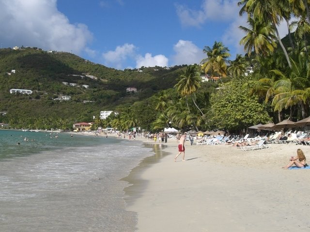 Cayne garden bay beach by Michael Kiesl...