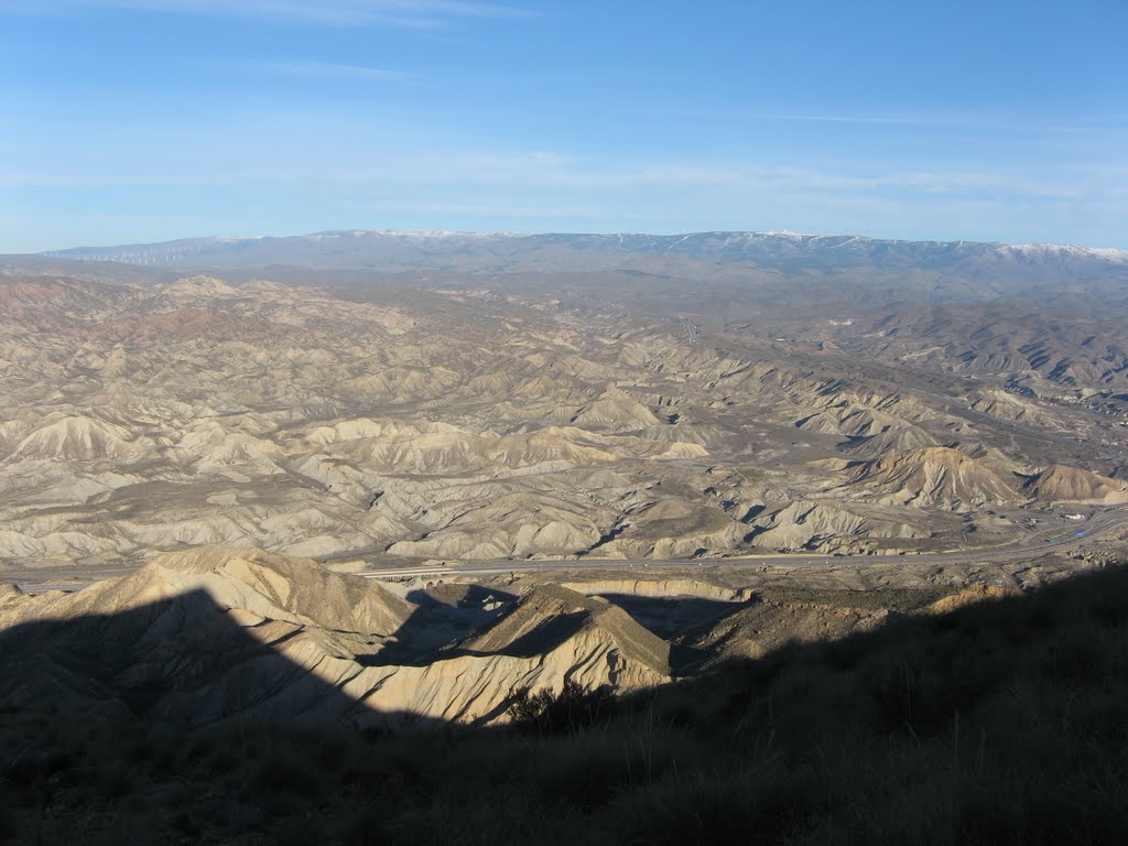 Vistas del Desierto de Almería desde el Pico Alfaro by José Angel, delapeca