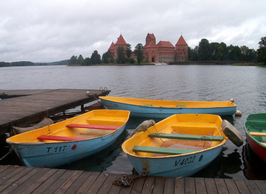 Litouwen - Trakai (1) by J.G. Nuijten