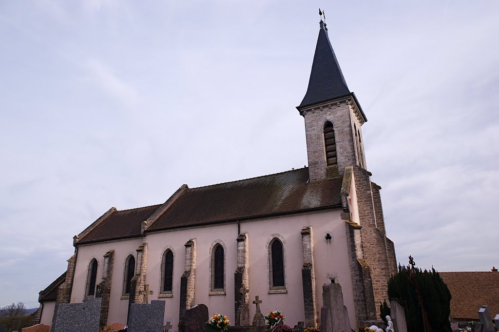 Antigny-la-Ville (Côte-d'Or, France) - L'église by François Collard